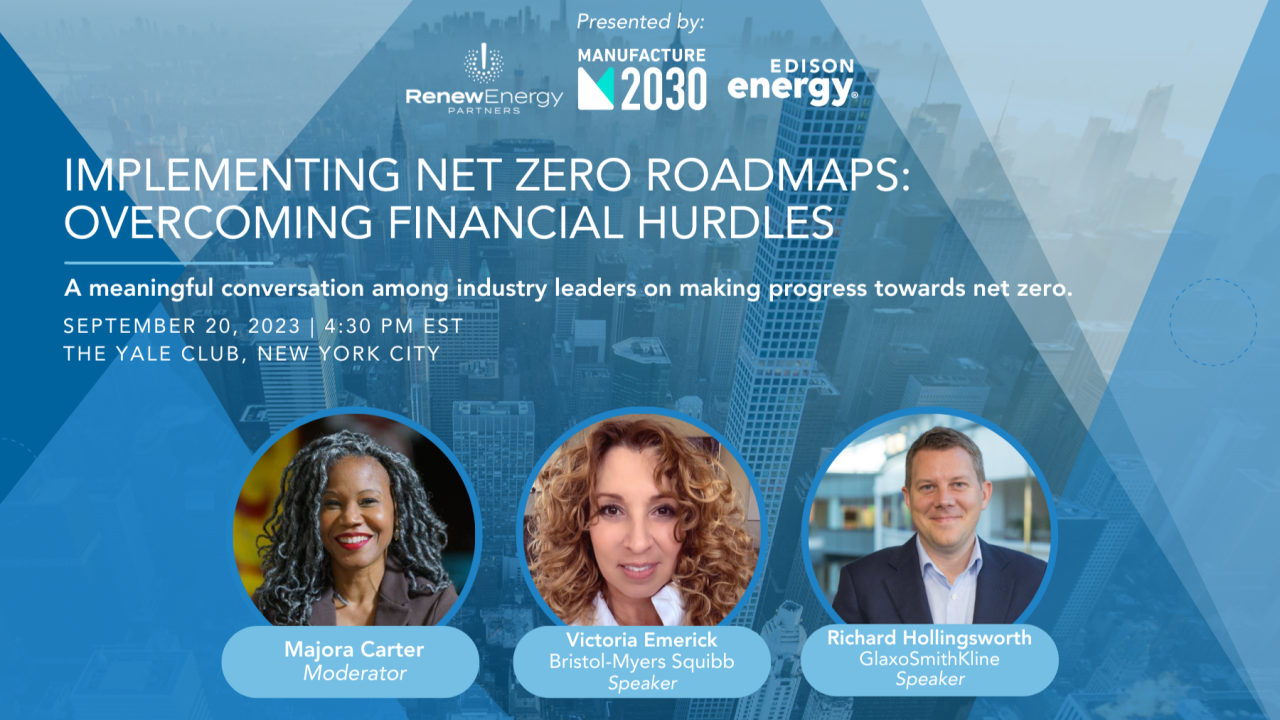 RENEW Energy Partners, Edison Energy, and M2030 Join Forces for Climate Week NYC 2023